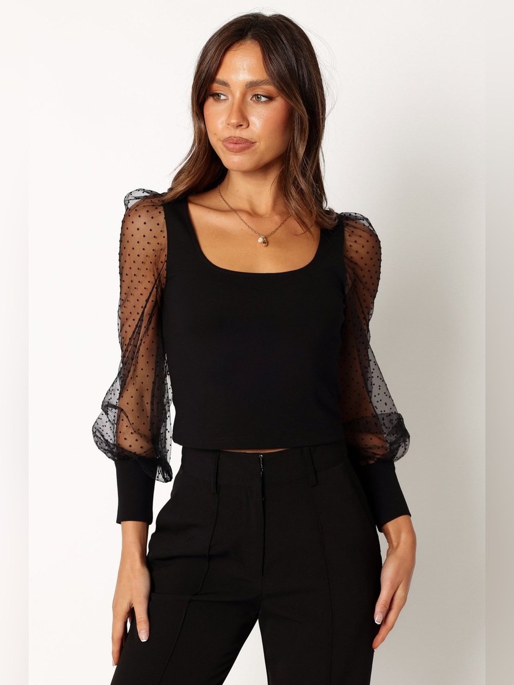 Petal and Pup Wesson Sheer Sleeve Top